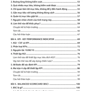 Sách Quản trị mục tiêu bằng KPI, BSC và OKR