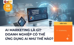 AI MARKETING LÀ GÌ? DOANH NGHIỆP CÓ THỂ ỨNG DỤNG AI NHƯ THẾ NÀO?