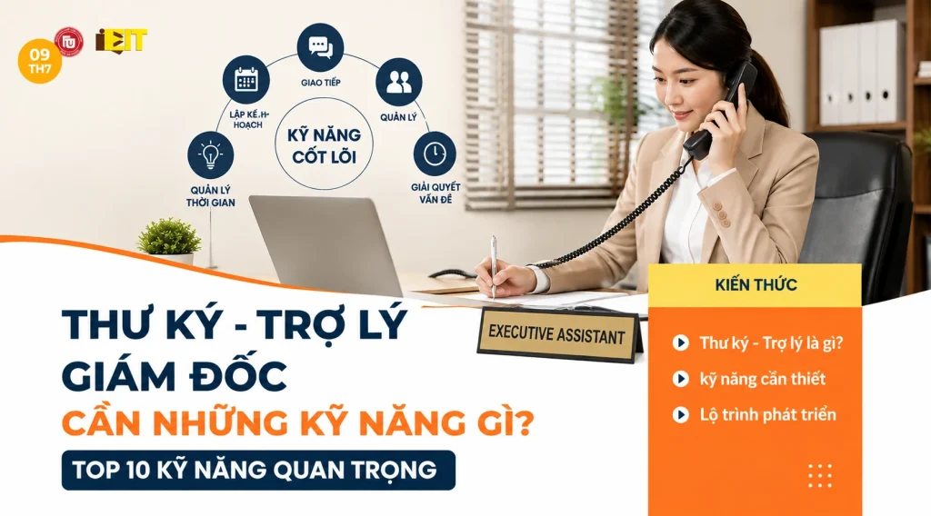 THƯ KÝ – TRỢ LÝ GIÁM ĐỐC CẦN NHỮNG KỸ NĂNG GÌ? TOP 10 KỸ NĂNG QUAN TRỌNG